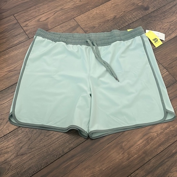All In motion hybrid shorts Mens mint green drawstring bottom New Size XXL - Picture 5 of 8